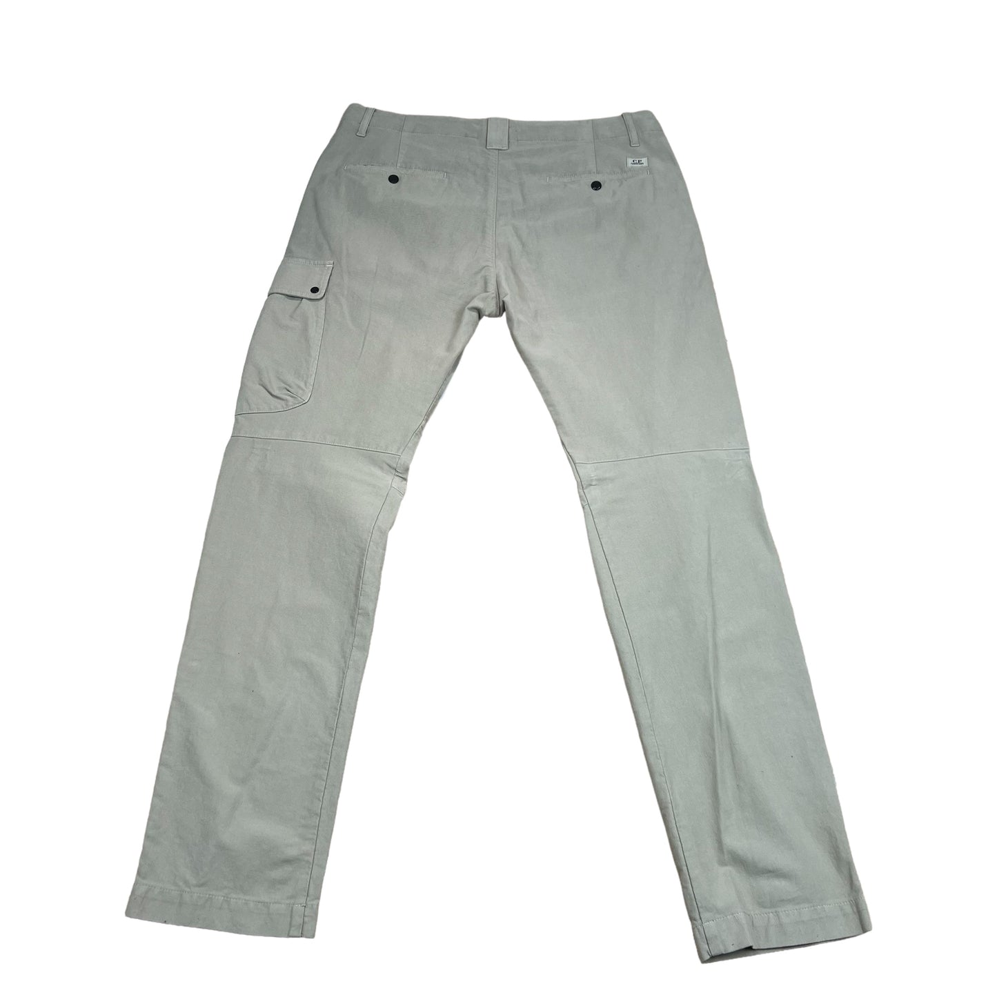 CP Company Silver Sage Classic-Goggle Ottoman Stretch Cargo Trousers