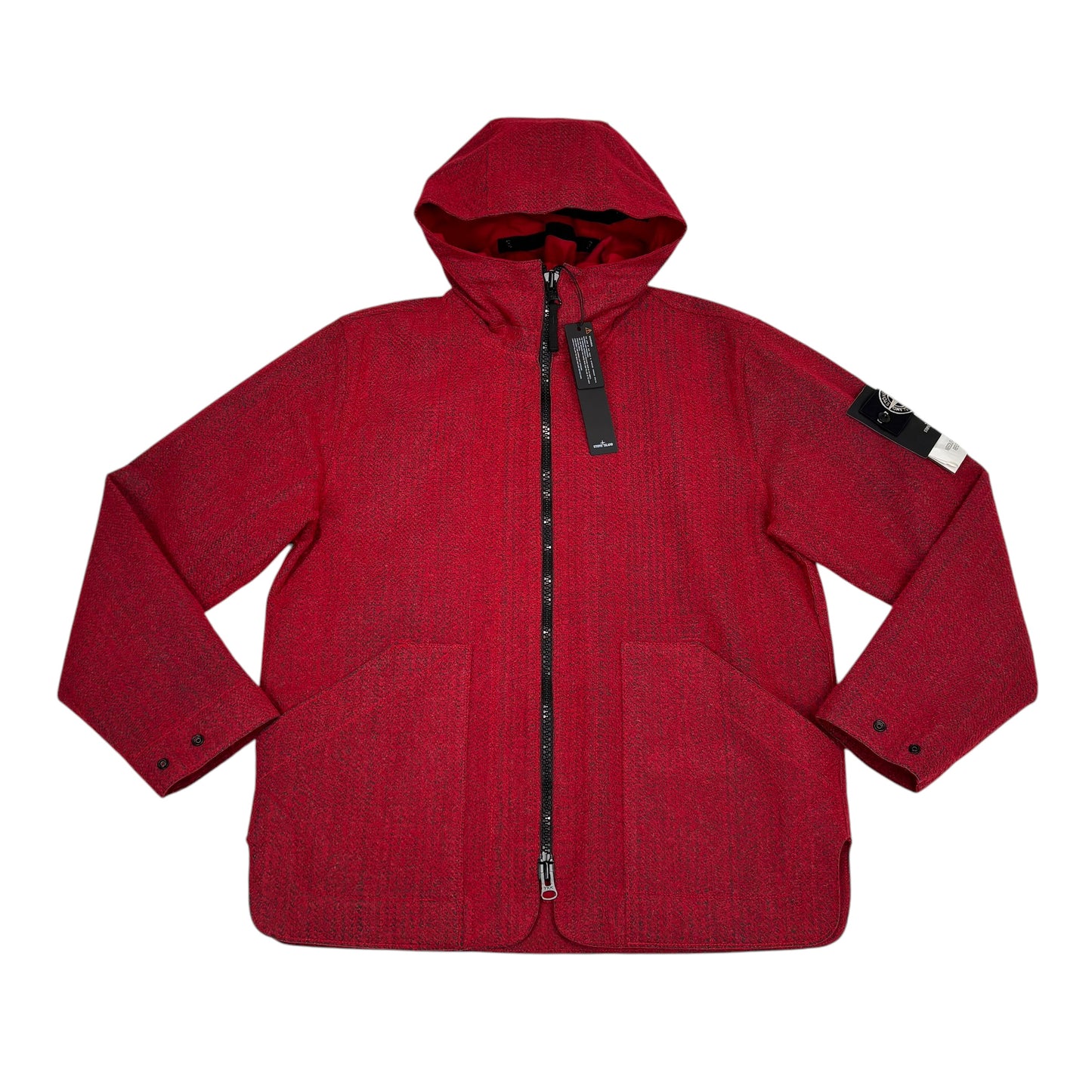 Stone Island Red Needle Punched Reflective Special Process Jacket