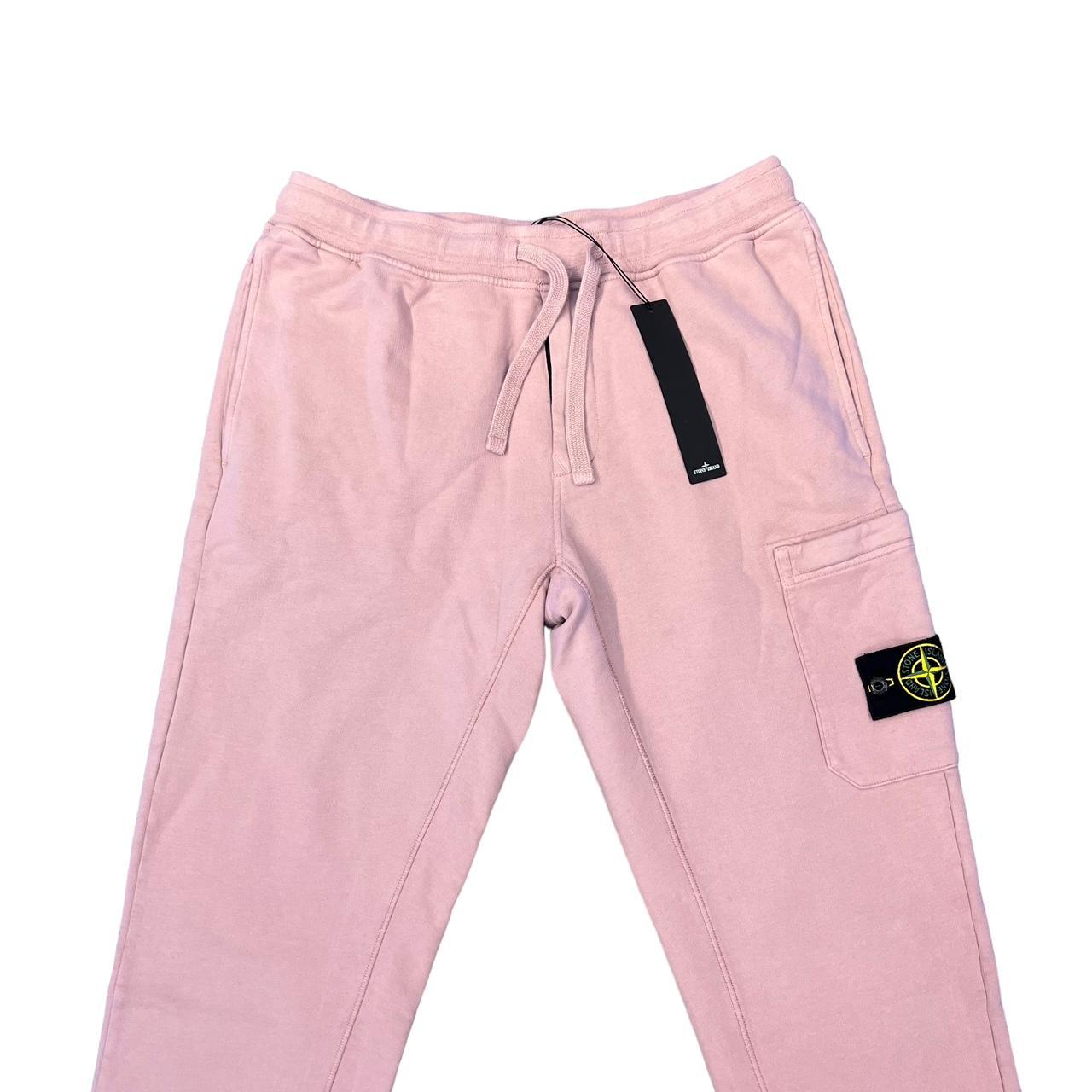 Stone Island Pink Cotton Joggers