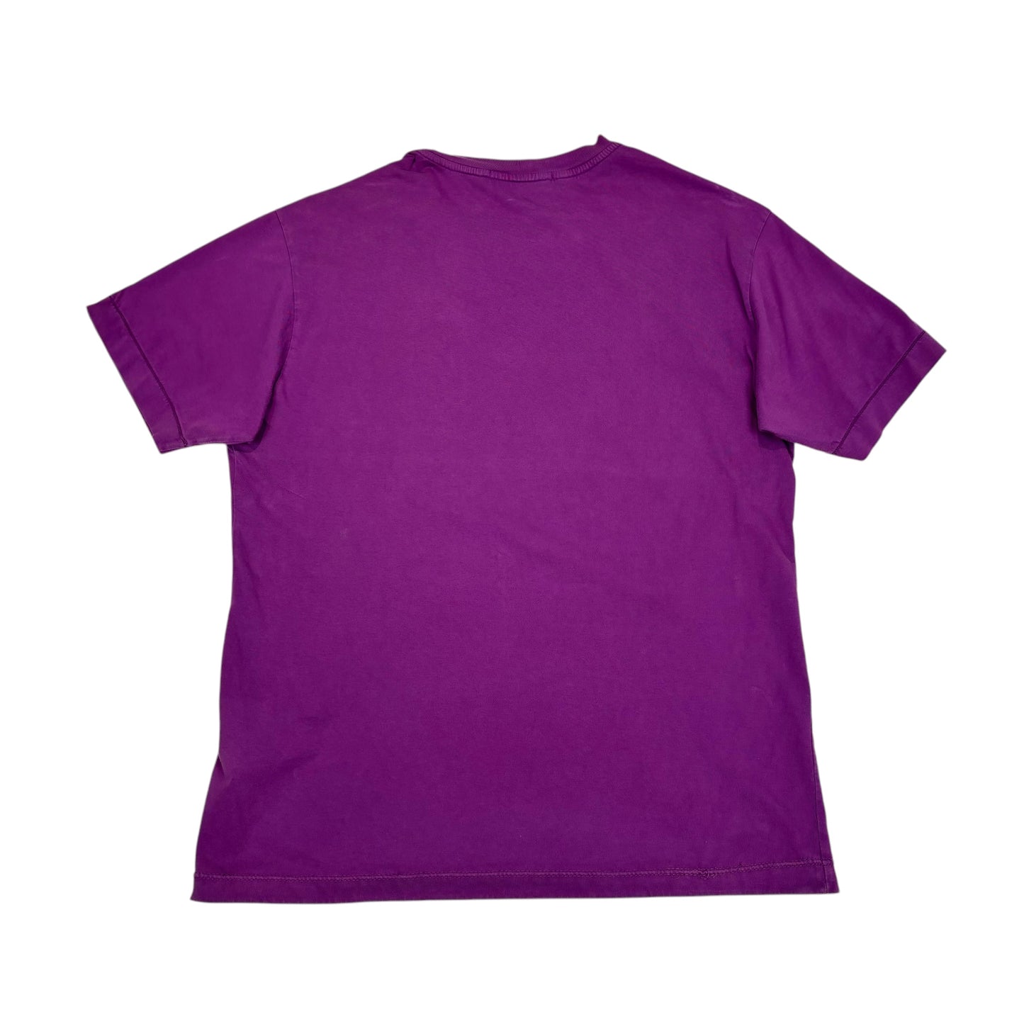 Stone Island Dark Pink Patch Logo TShirt