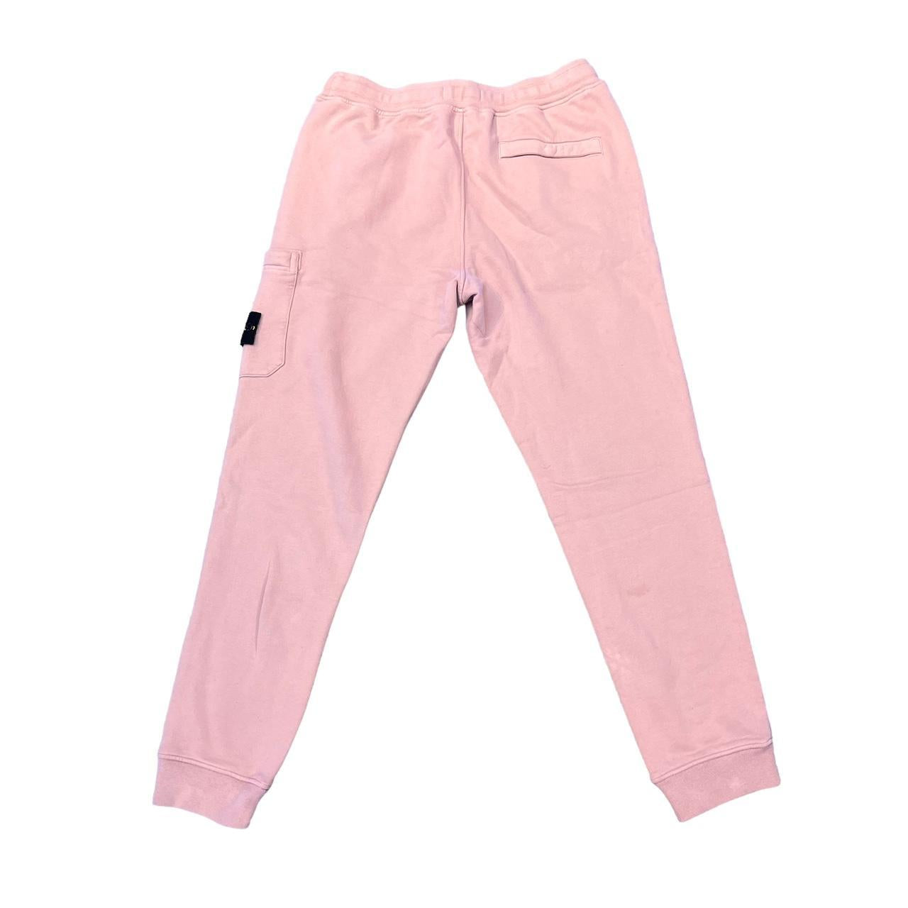 Stone Island Pink Cotton Joggers