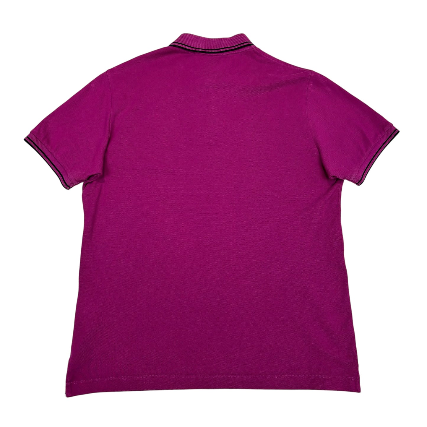 Stone Island Pink with Black Stripe Polo Tshirt