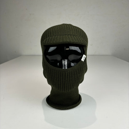 CP Company Green Box Logo Woollen Knit Balaclava