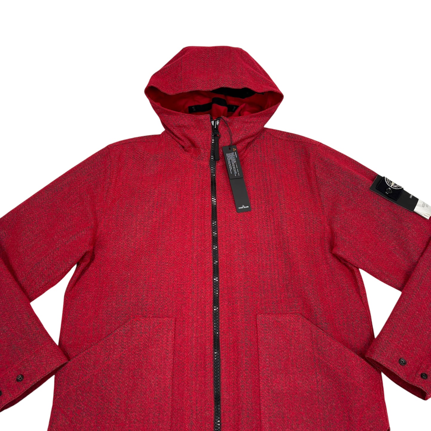 Stone Island Red Needle Punched Reflective Special Process Jacket