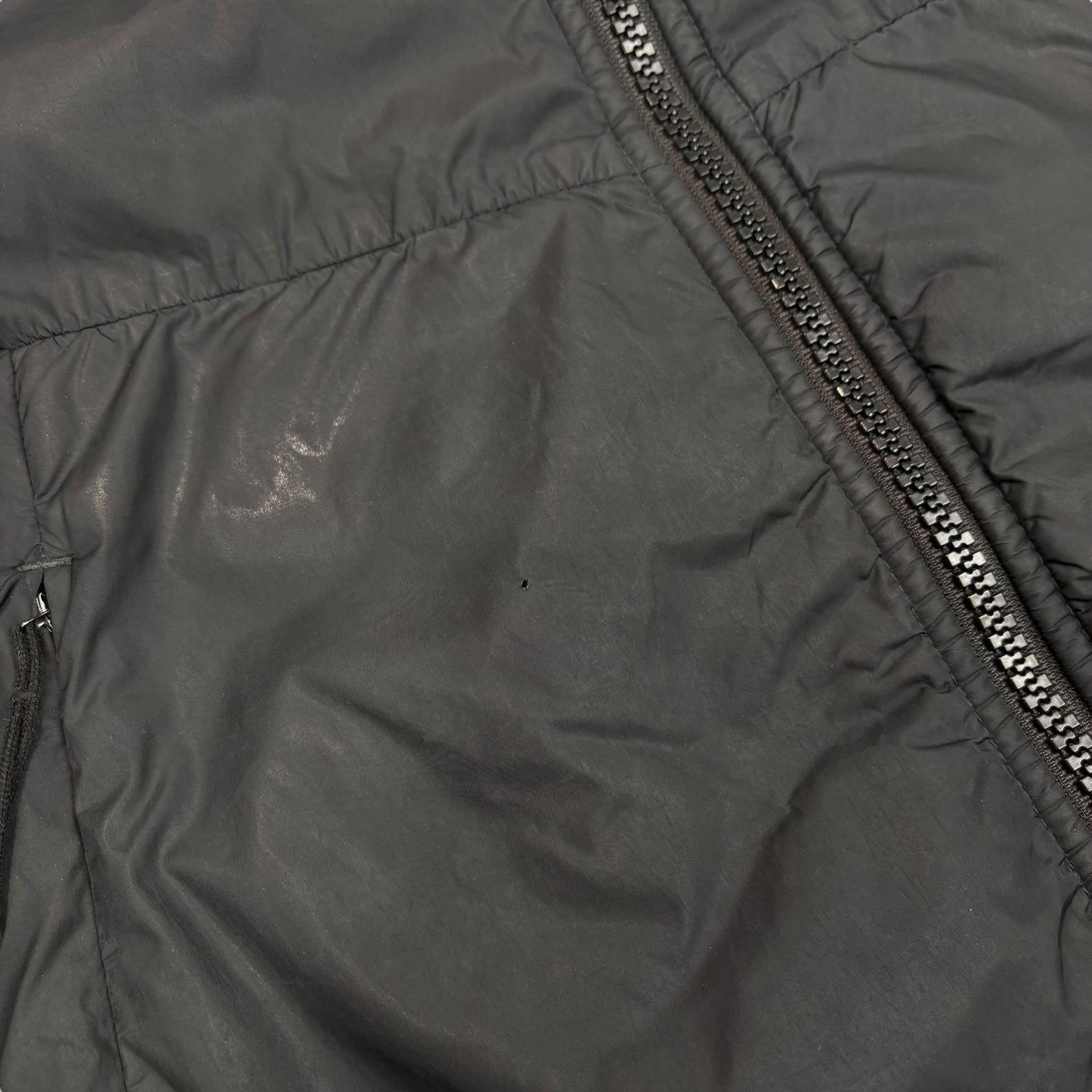 Stone Island Black Garment Dyed Crinkle Reps with Primaloft-TC Jacket