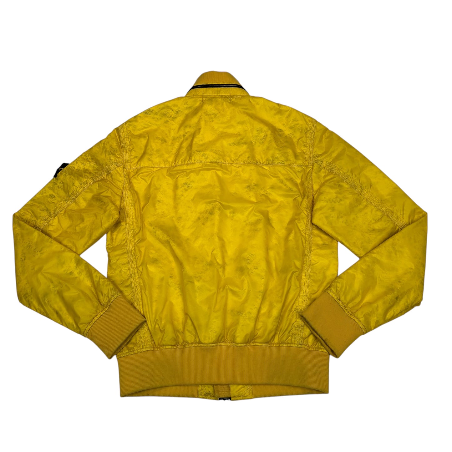 Stone Island Yellow Micro Rip Stop 7 Den / Tyvek Sheild Jacket