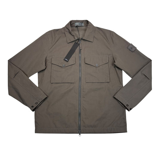 Stone Island Stone Grey Ghost Piece Double Pocket Overshirt Jacket