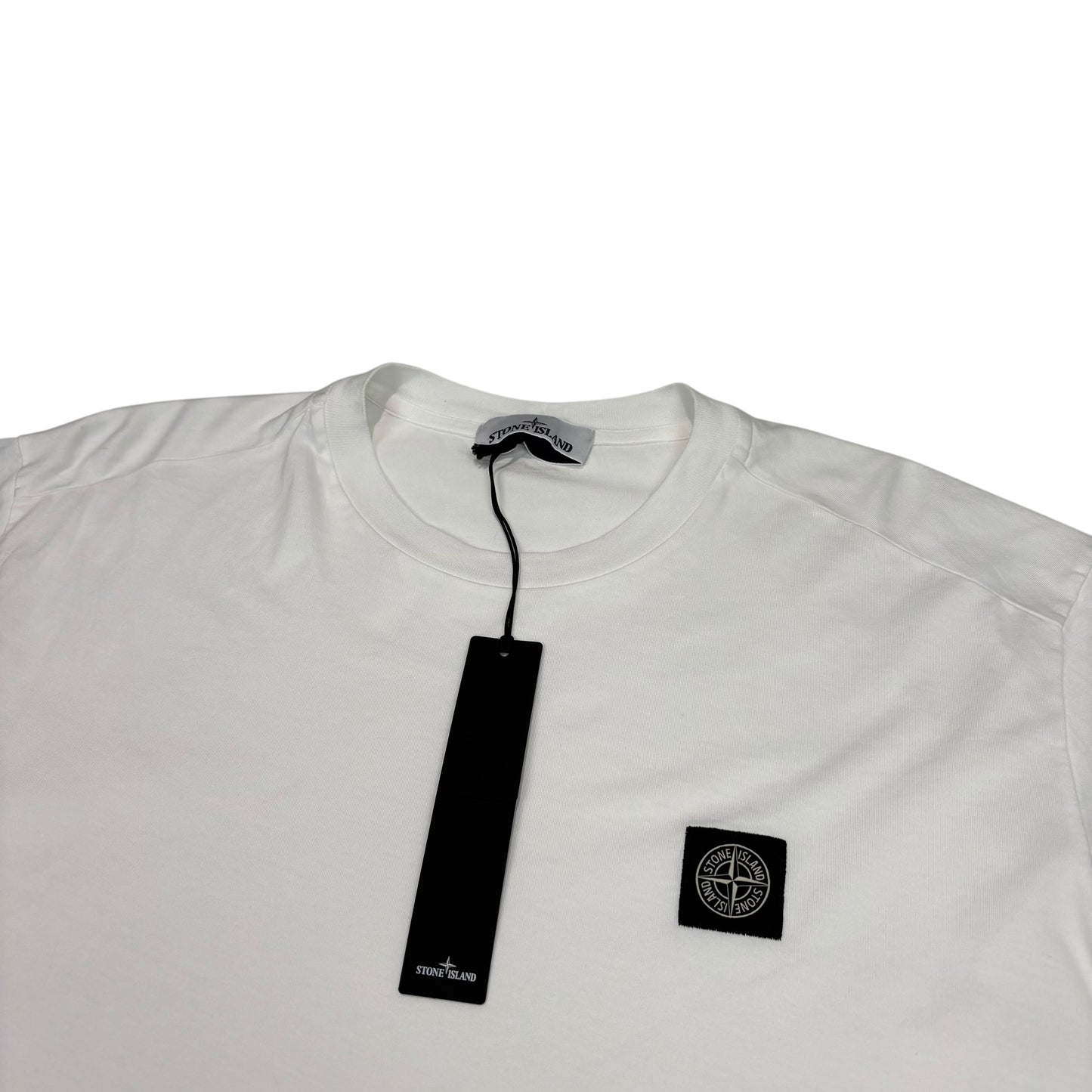 Stone Island White Patch Logo TShirt