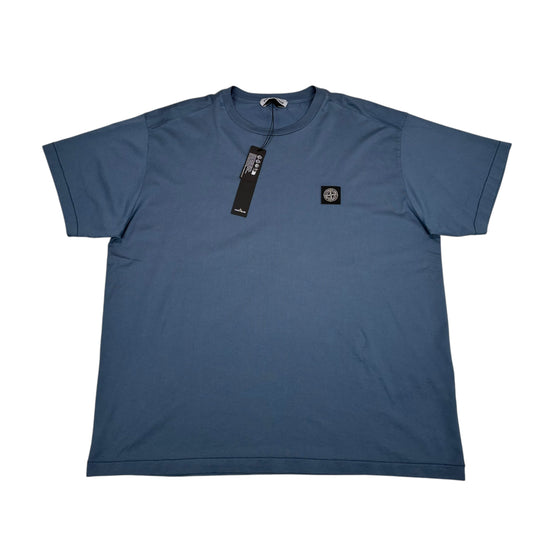 Stone Island Blue Patch Logo TShirt