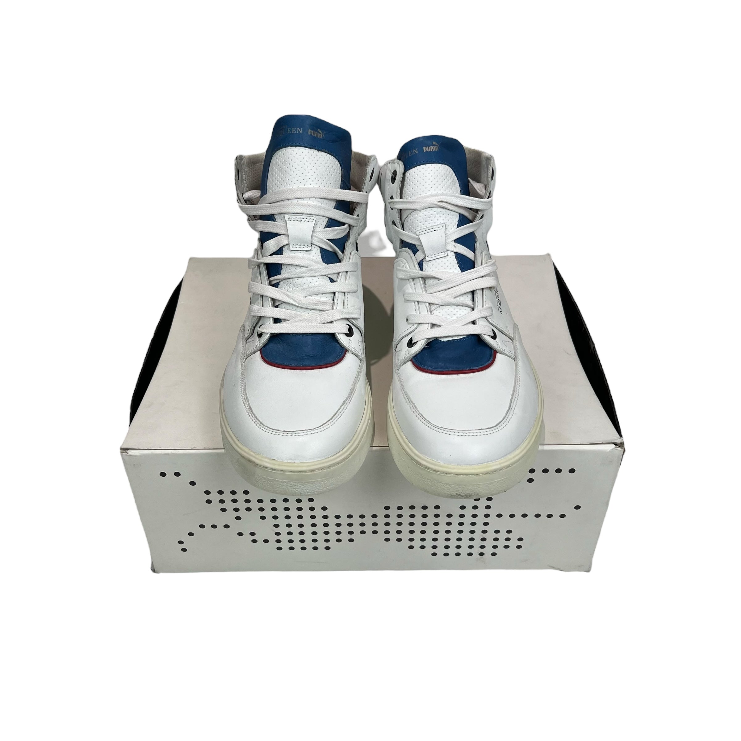 Alexander McQueen x Puma White High Top Trainers