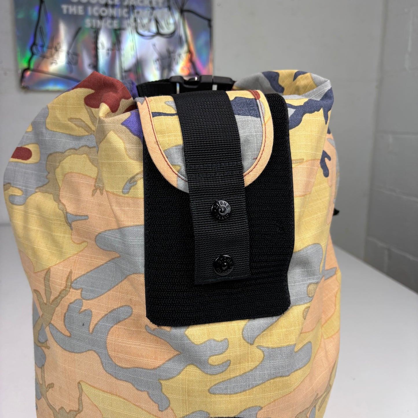 Stone Island Heritage Camo Large Logo Embroidery BackPack Bag