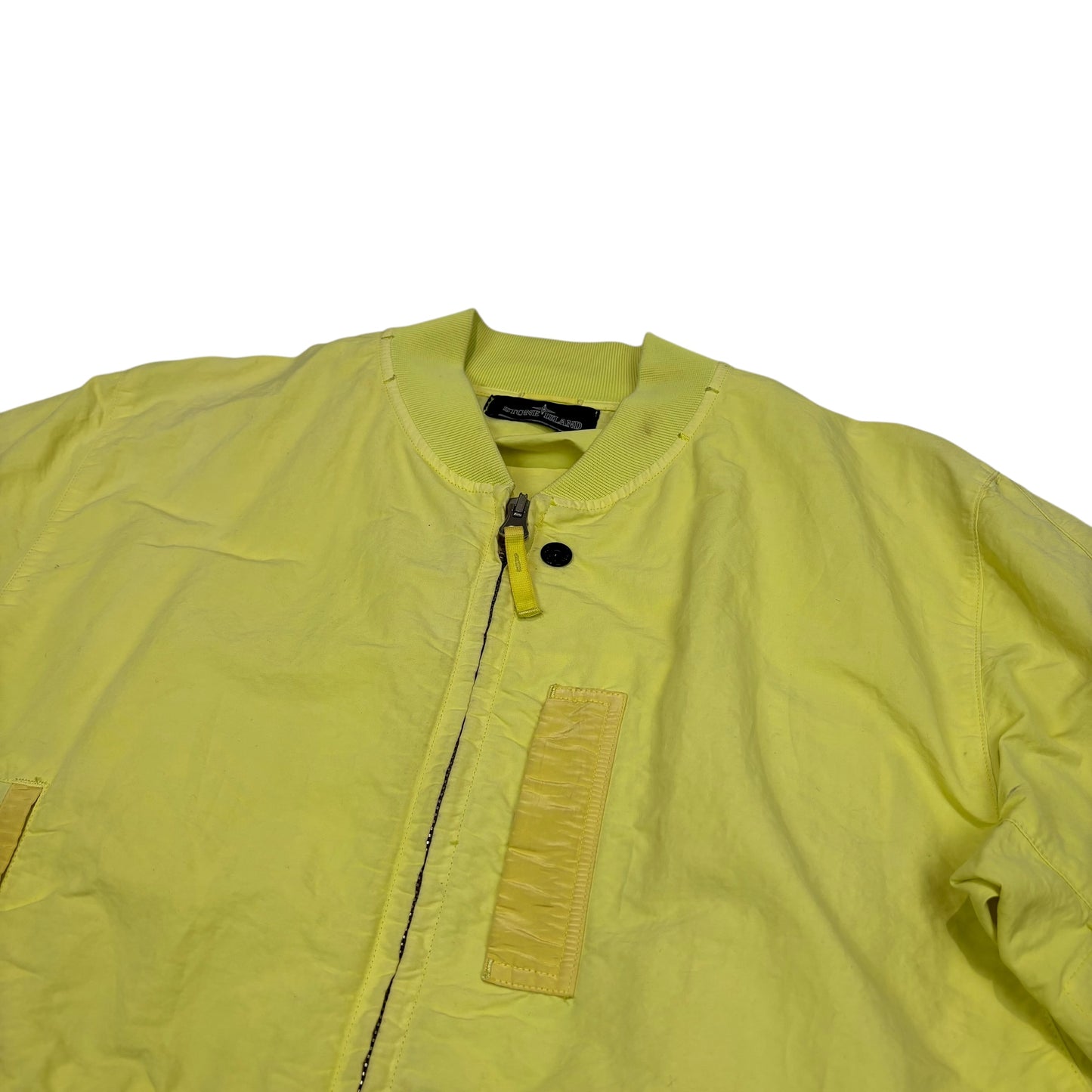 Stone Island Yellow Naslan Ghost Piece Lightweight Jacket