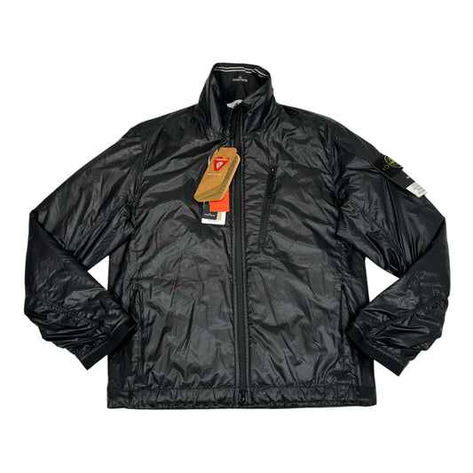 Stone Island Black Pertex Quantum made from Netplus with Primaloft Insulation Technology Jacket