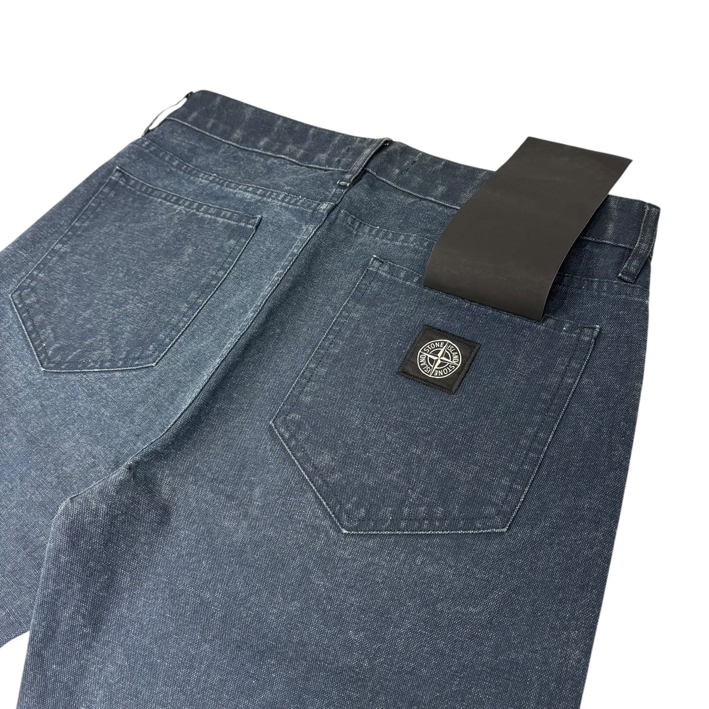 Stone Island Navy Blue Denim Type-SL Patch Logo Jeans