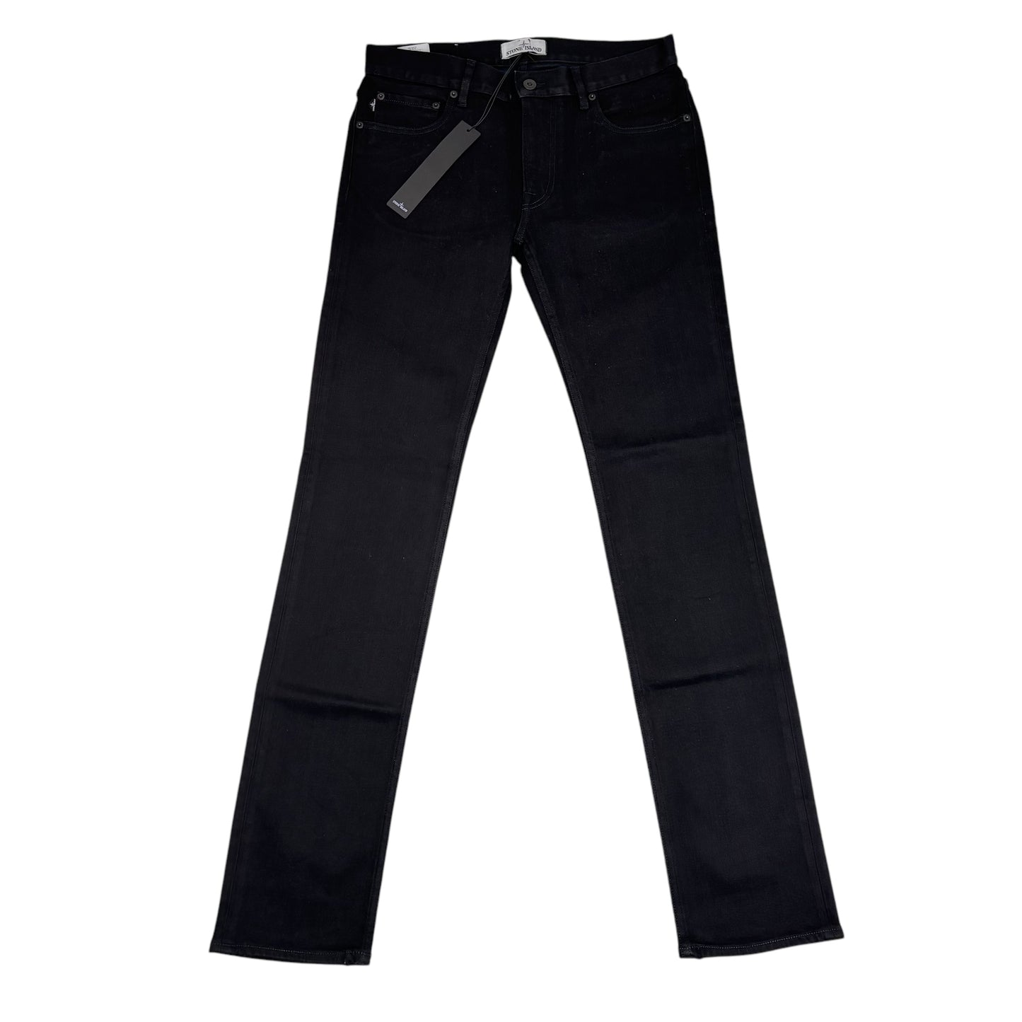 Stone Island Black Denim Type-SK Compass Patch Jeans