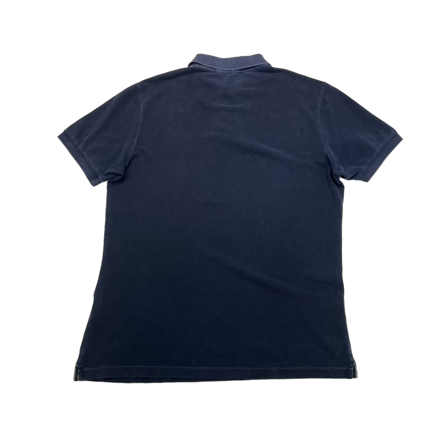 Stone Island Navy Blue Patch Logo Polo TShirt