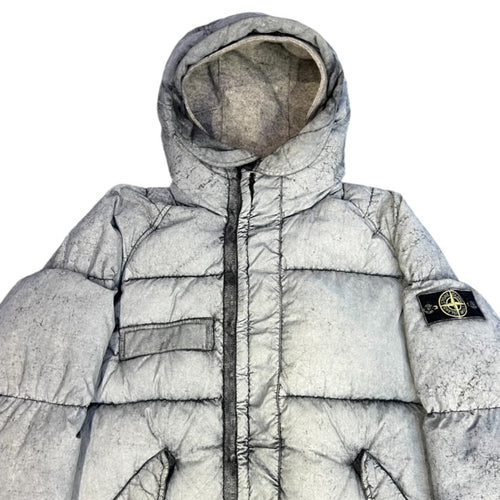 Stone island tela hot sale nylon down frost jacket