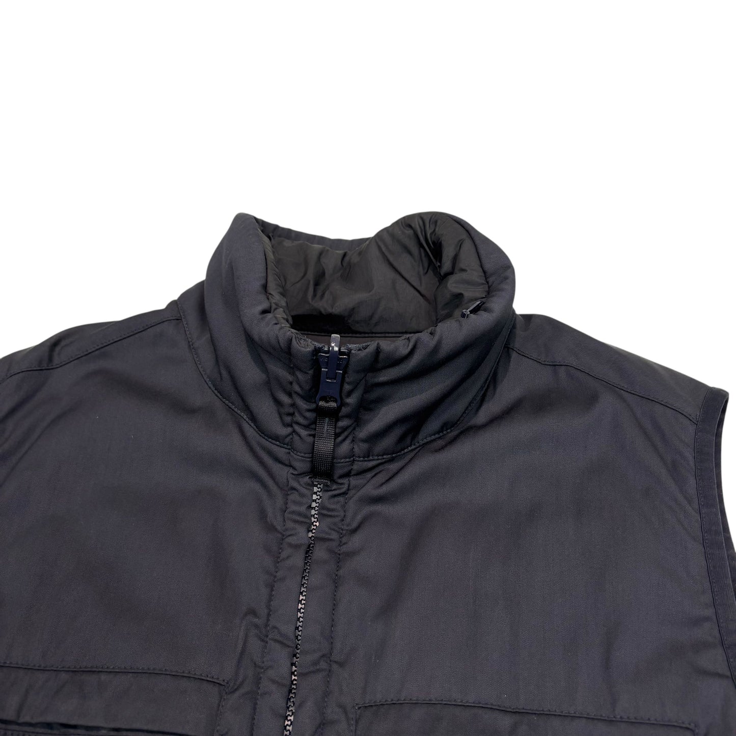 Stone Island Navy Blue Revisable Ghost Piece Padded Gilet