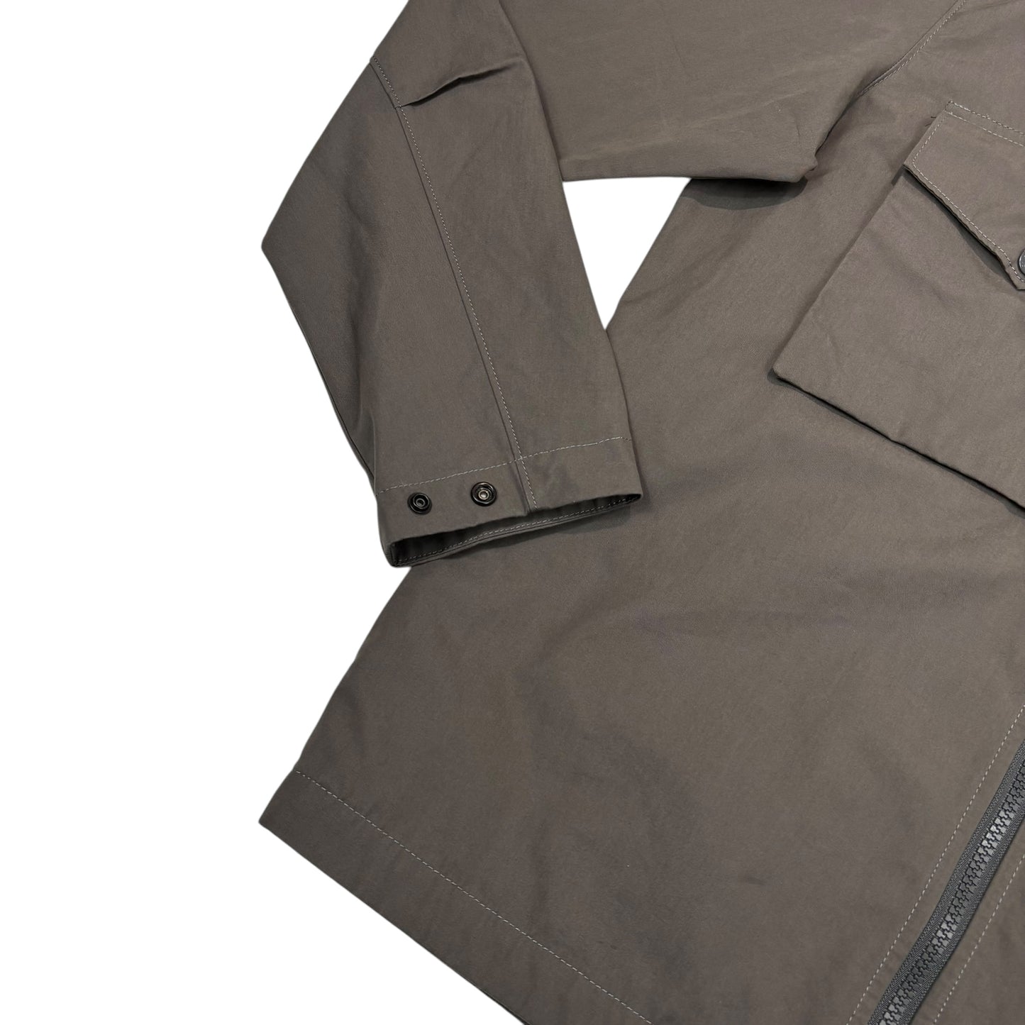 Stone Island Stone Grey Ghost Piece Double Pocket Overshirt Jacket