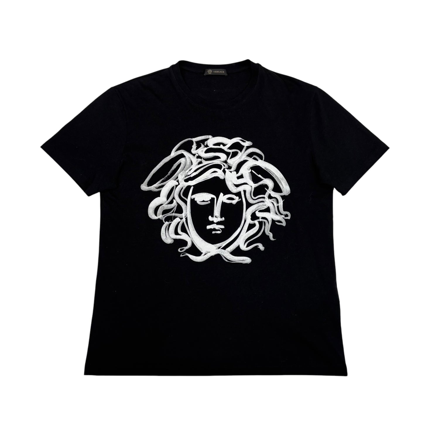 Versace Black Medusa Head Print TShirt