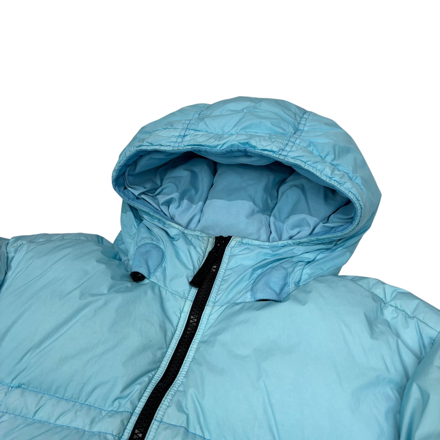 Stone Island Baby Blue Garment dyed Crinkle Reps NY Down Jacket