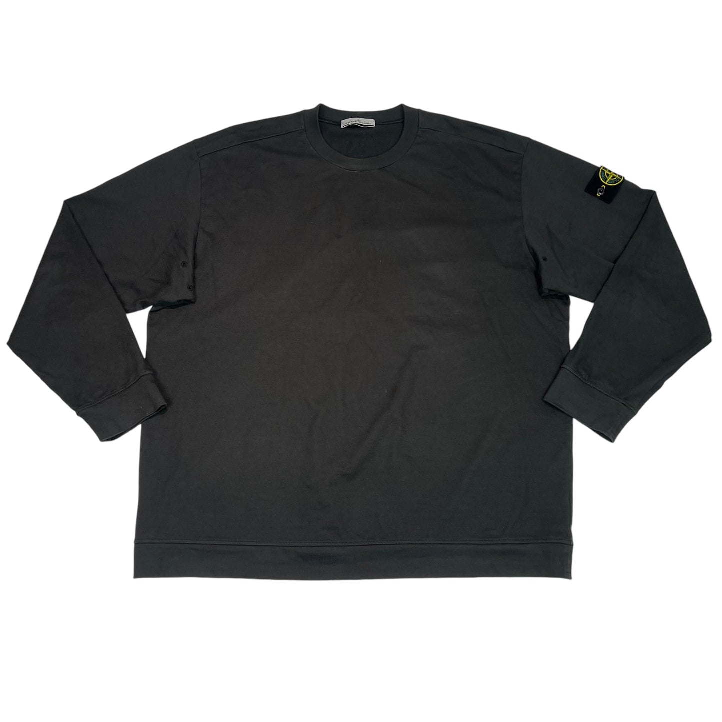 Stone Island Dark Green Lightweight Compass-Patch Jumper