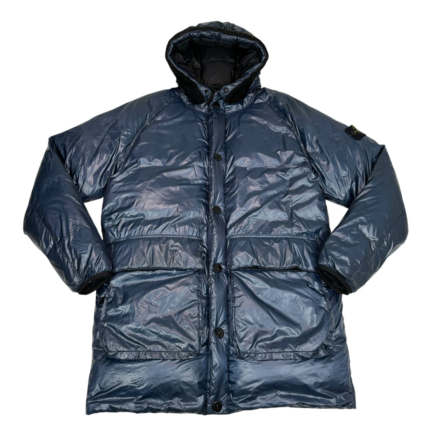 Stone Island Navy Blue Pertex Quantum Y Down Jacket