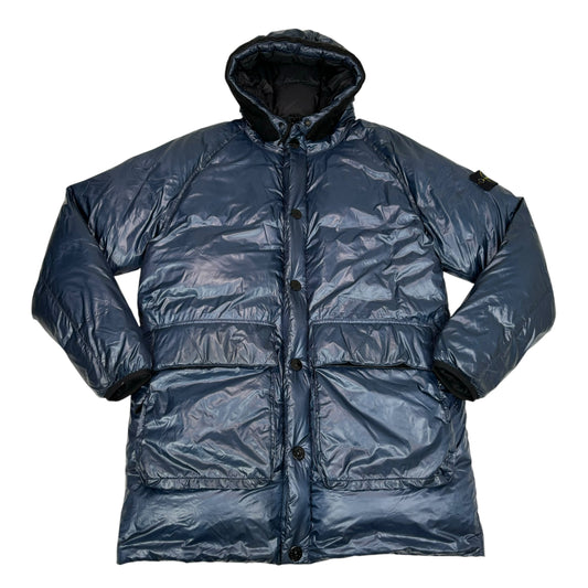 Stone Island Navy Blue Pertex Quantum Y Down Jacket