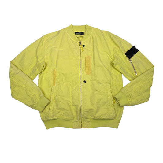 Stone Island Yellow Naslan Ghost Piece Lightweight Jacket