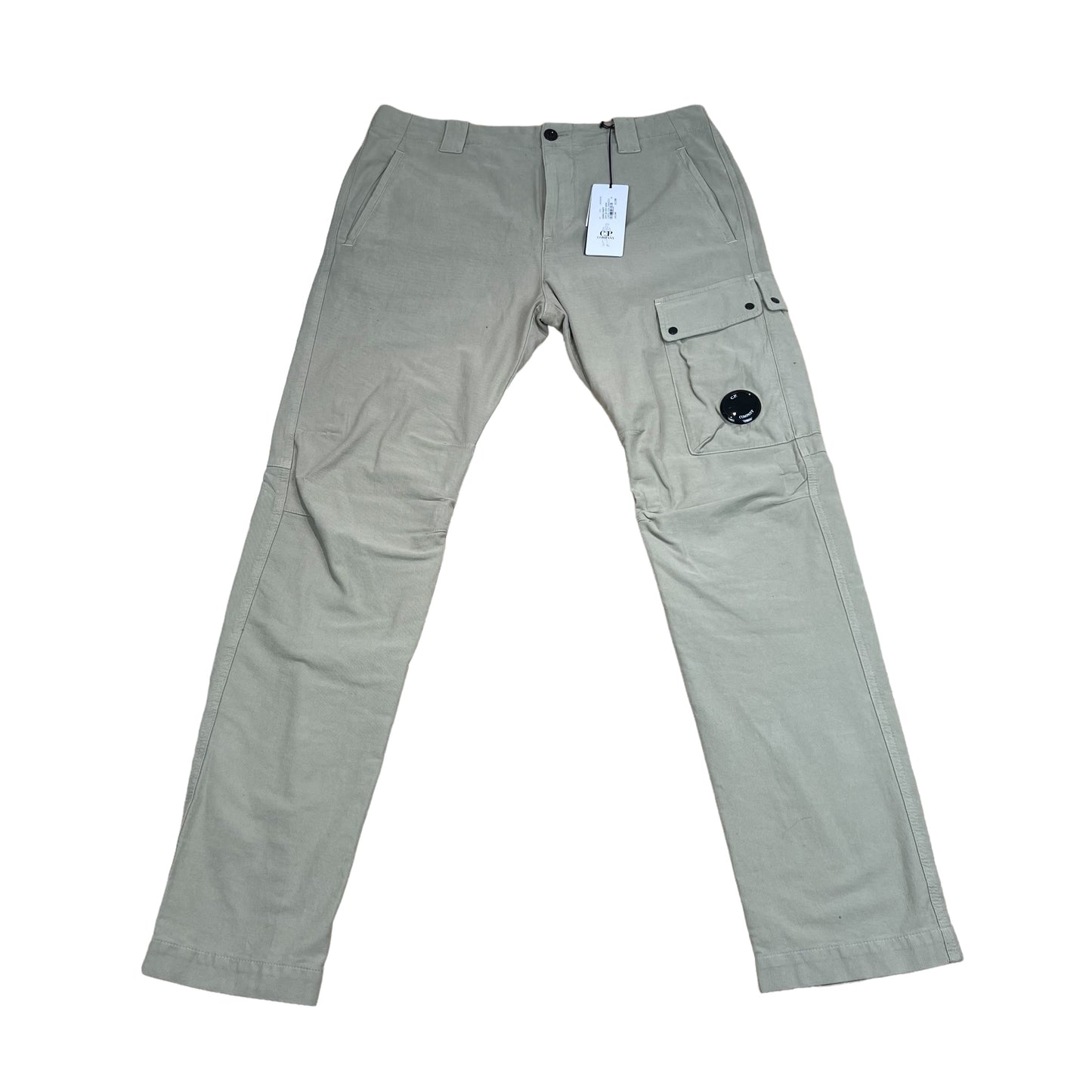 CP Company Silver Sage Classic-Goggle Ottoman Stretch Cargo Trousers