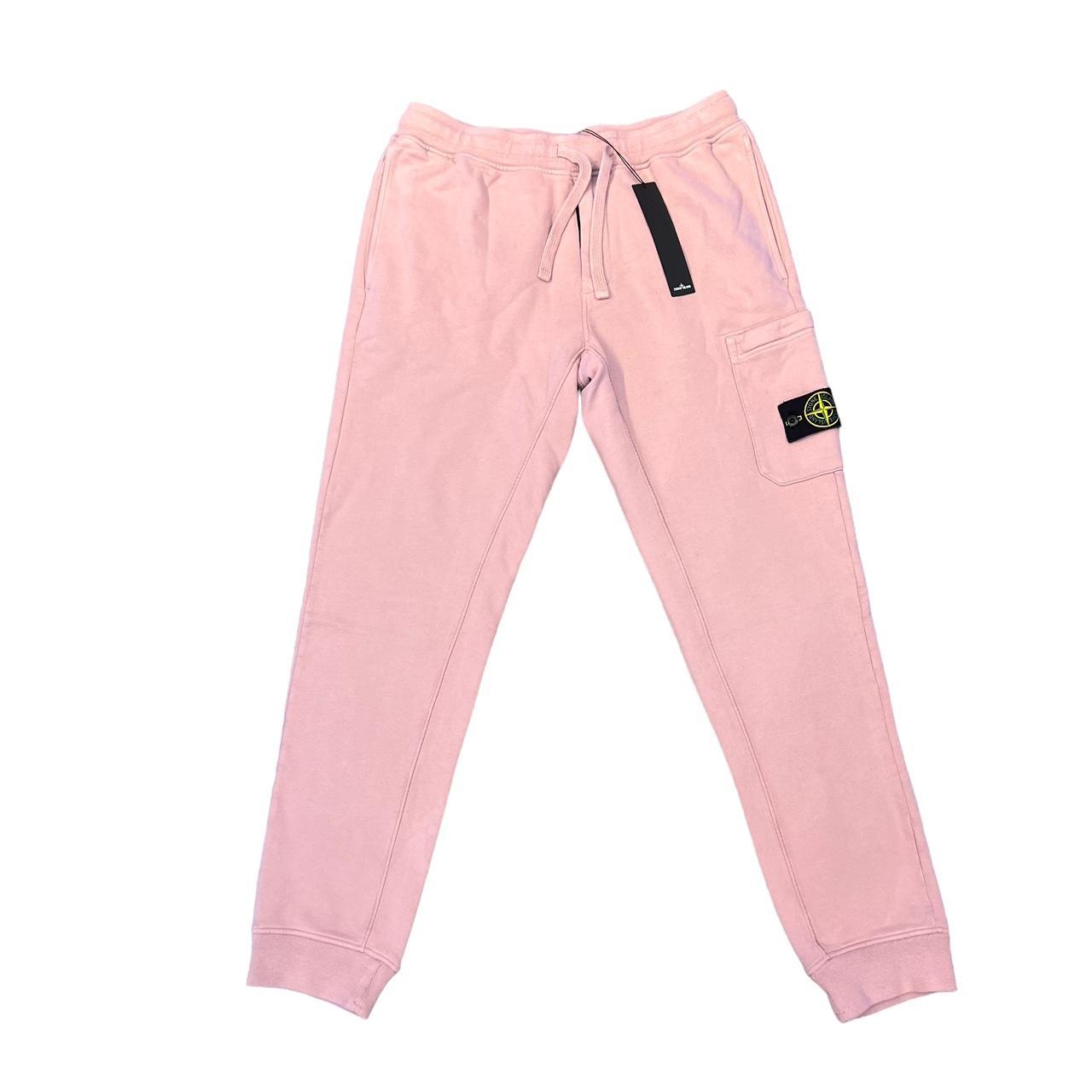 Stone Island Pink Cotton Joggers