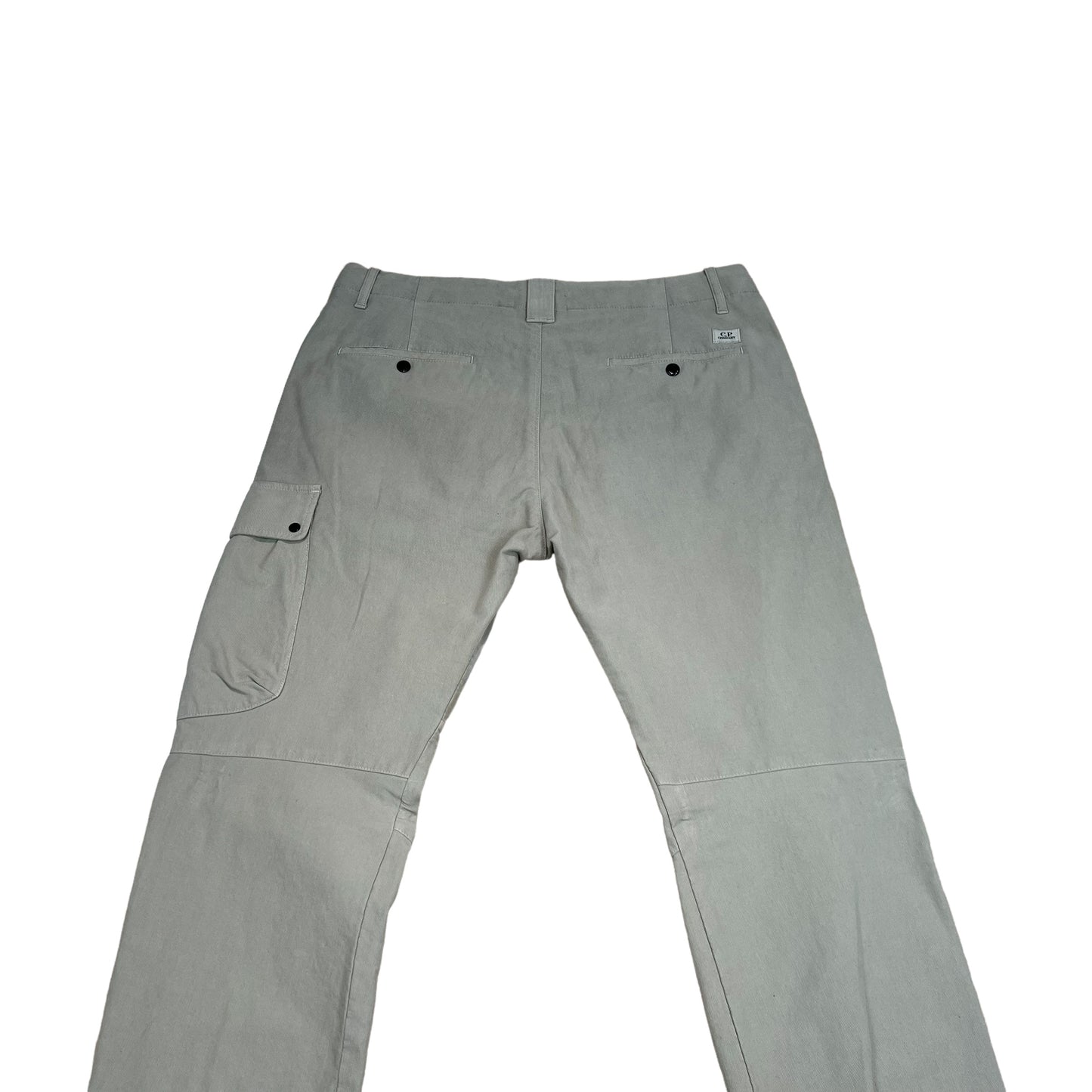 CP Company Silver Sage Classic-Goggle Ottoman Stretch Cargo Trousers