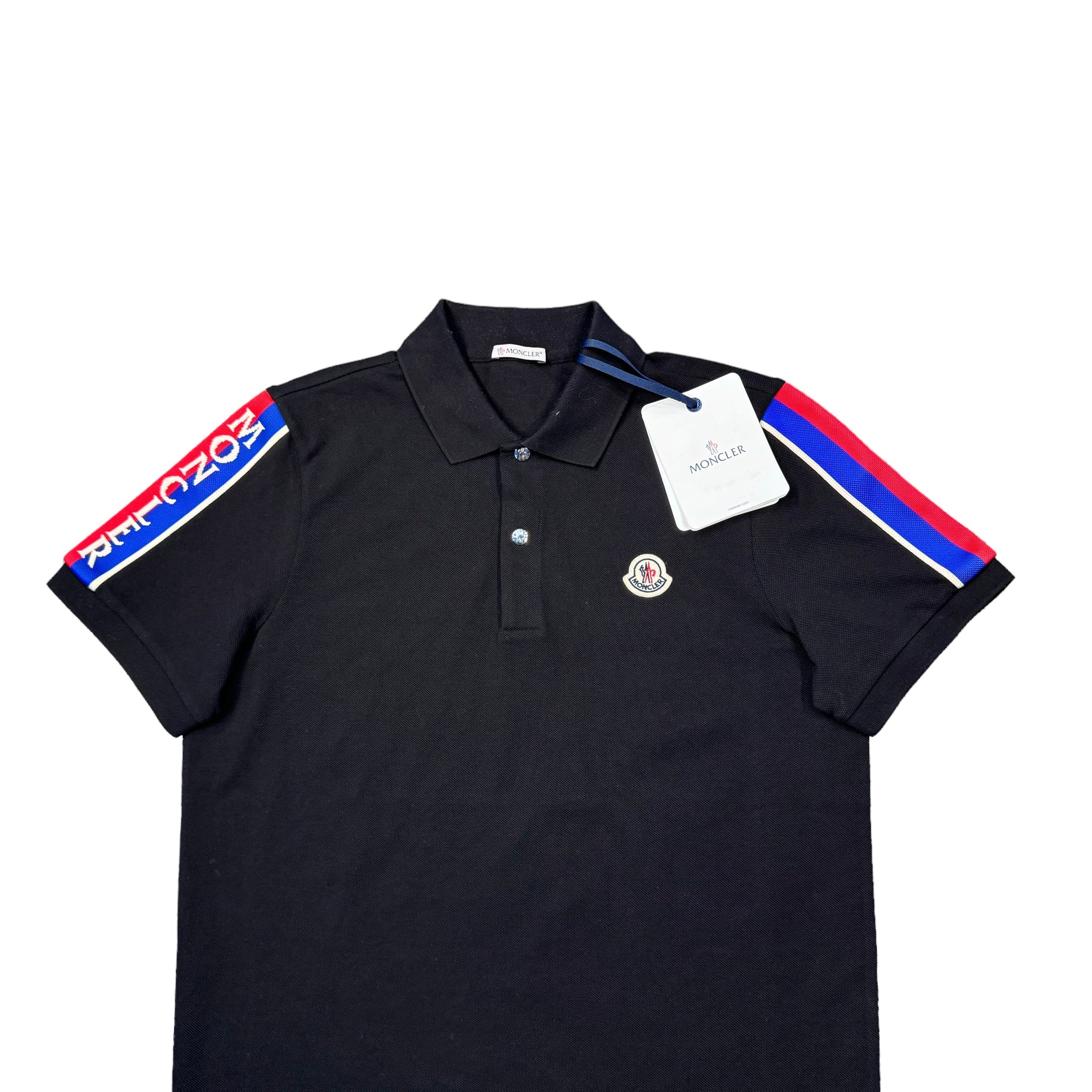 Moncler polo logo best sale