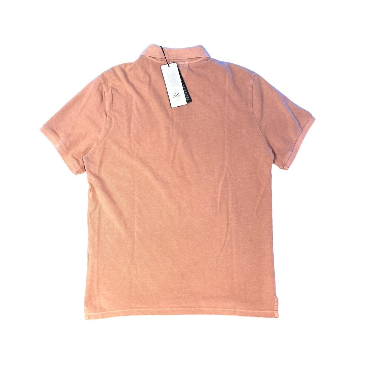 CP Company Pink 24/1 Piquet Regular Resist Dyed Polo Shirt