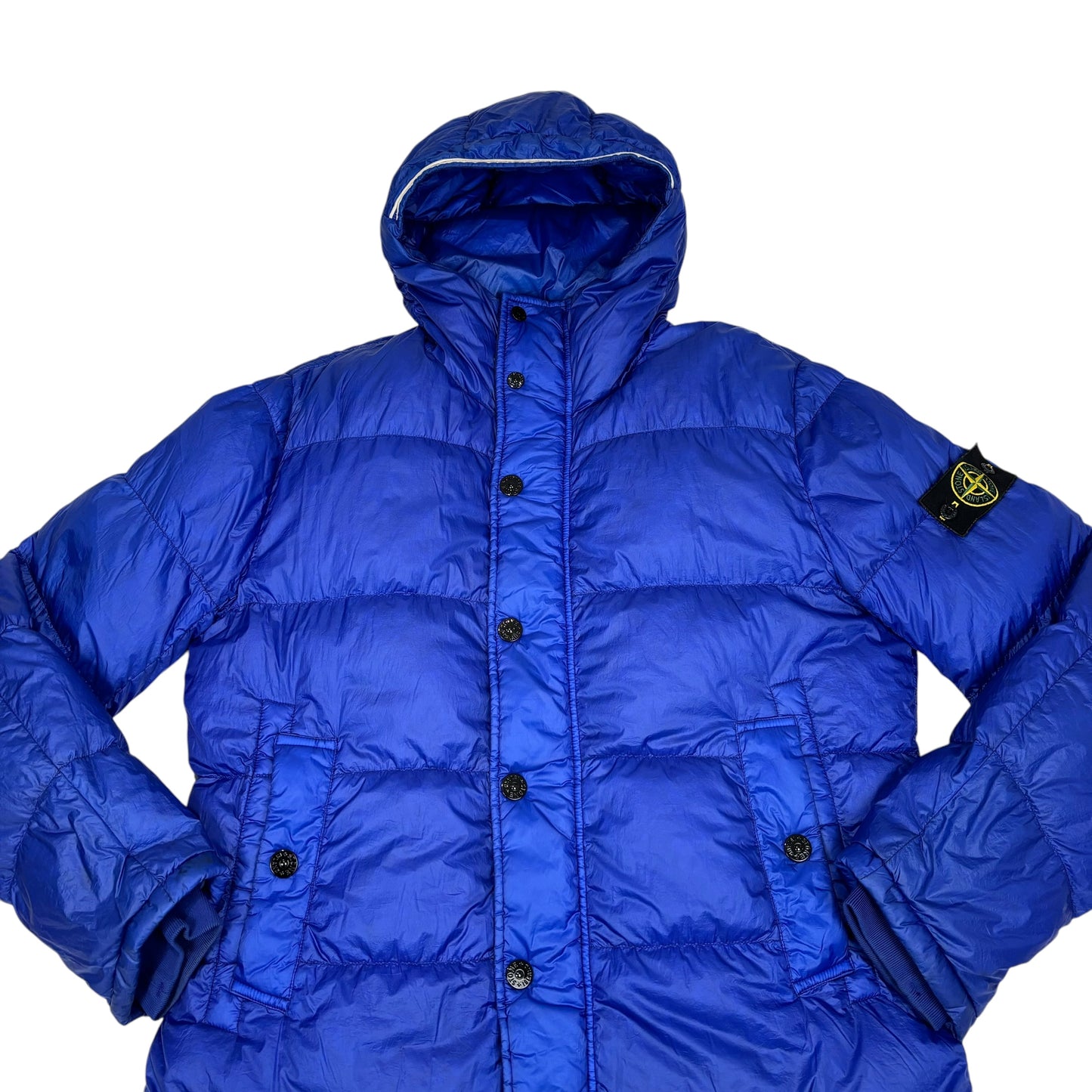 Stone Island Royal Blue Garment Dyed Down_26 GR X SQM_N Puffer Jacket