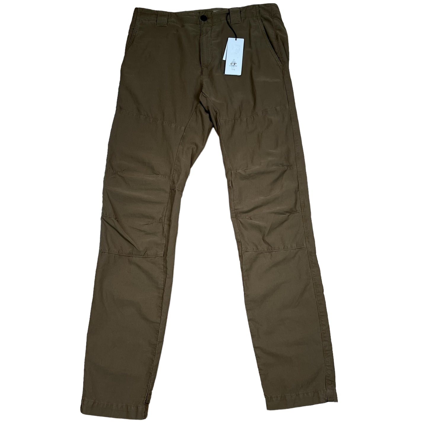 CP Company Ottoman Brown Linen Trousers