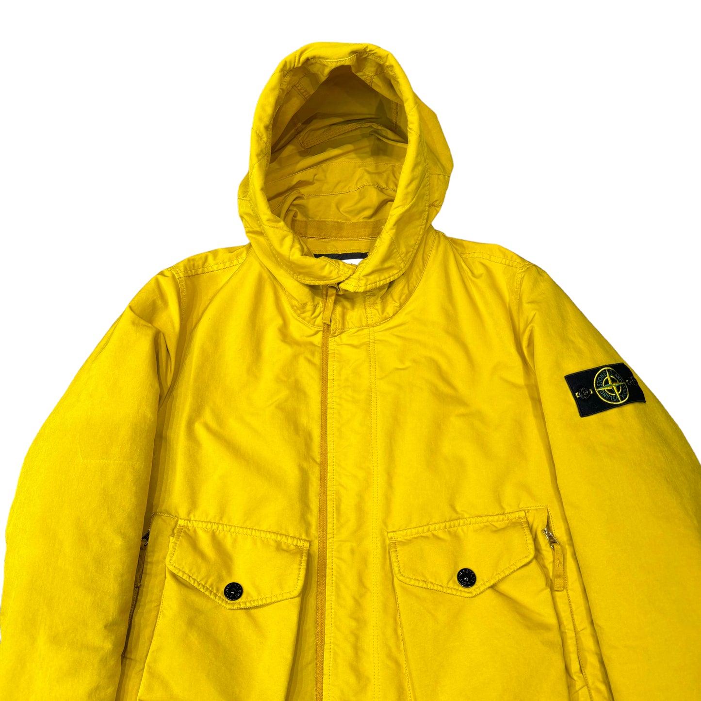 Stone Island Yellow David-TC With Primaloft Insulation Coat