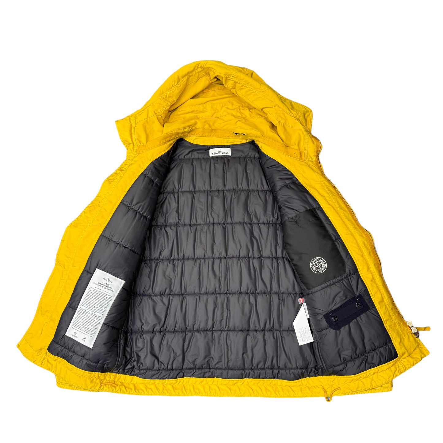 Stone Island Yellow David-TC With Primaloft Insulation Coat