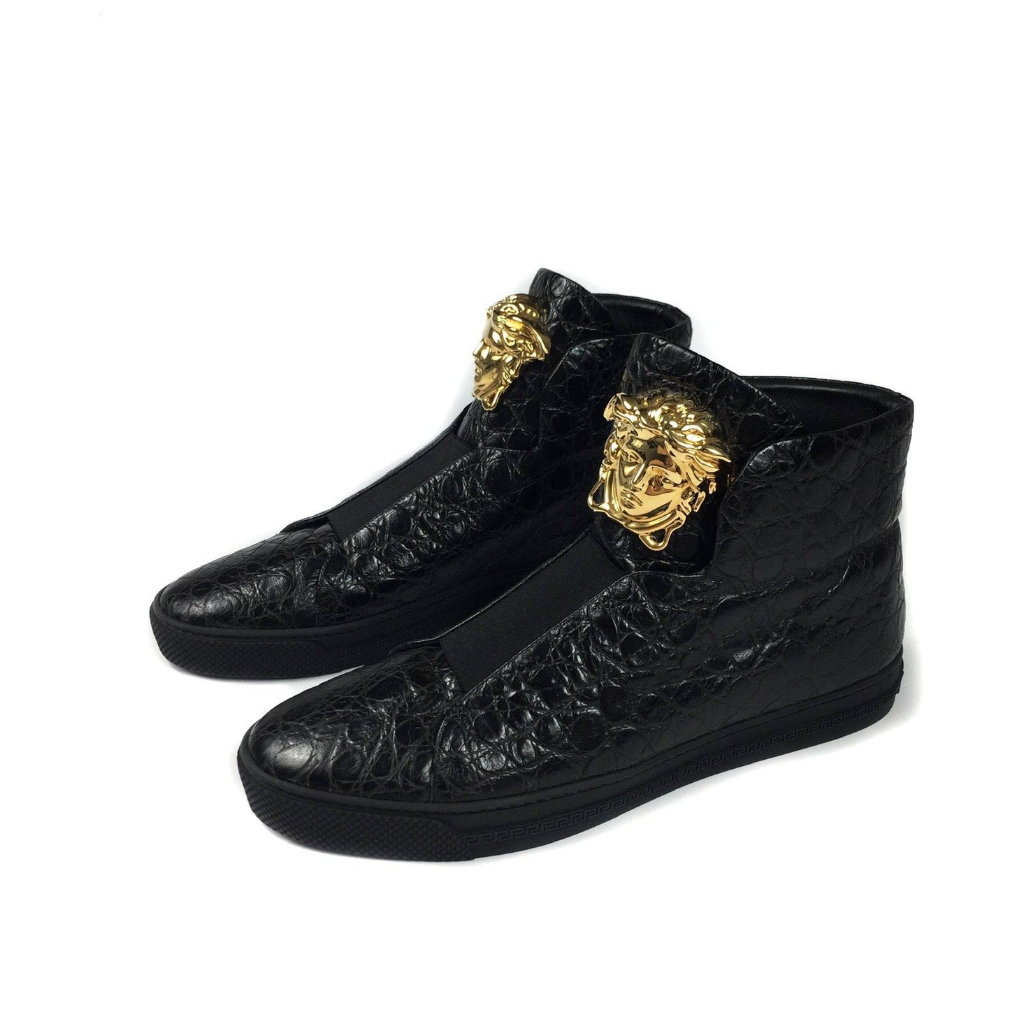 Versace Black Medusa Head Trainers - THE GARMENTZ LAB